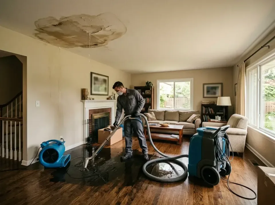 attic-pipe-burst-ceiling-drip-008 — frequently asked questions, Water Damage Restoration & Carpet Care in Marysville, OH